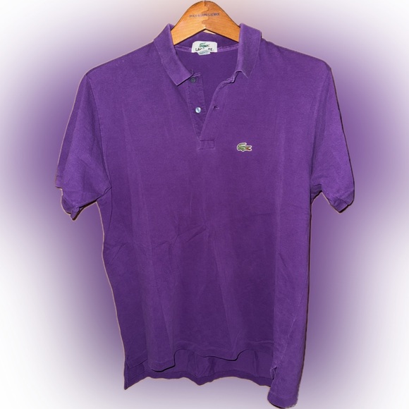 Lacoste Purple Polo Preppy Shirt - Picture 3 of 3